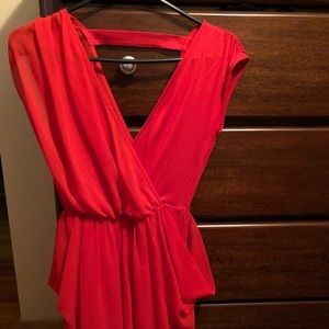 Bebe red dress